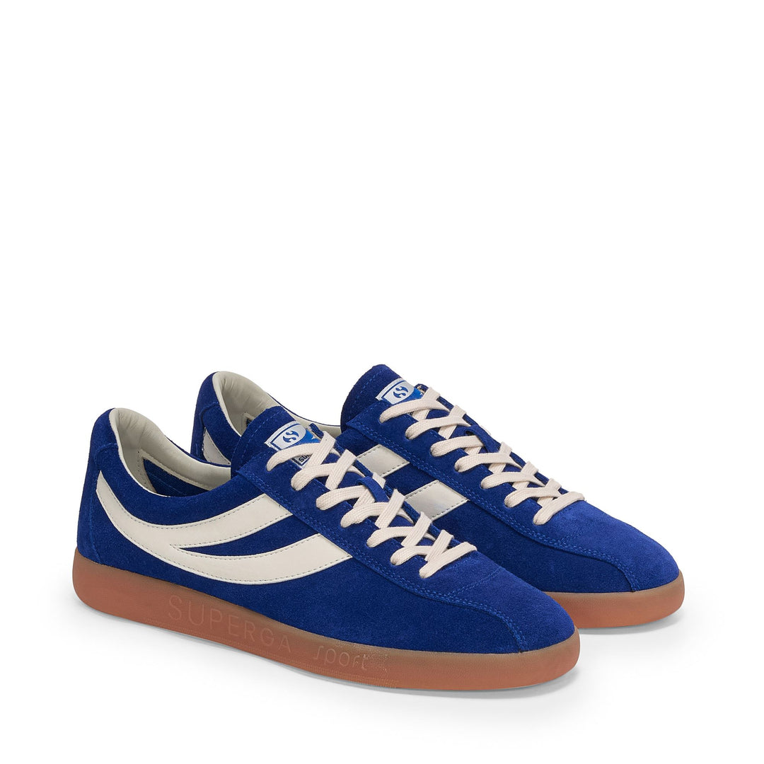 Unisex Blue Sneakers with Suede Upper main