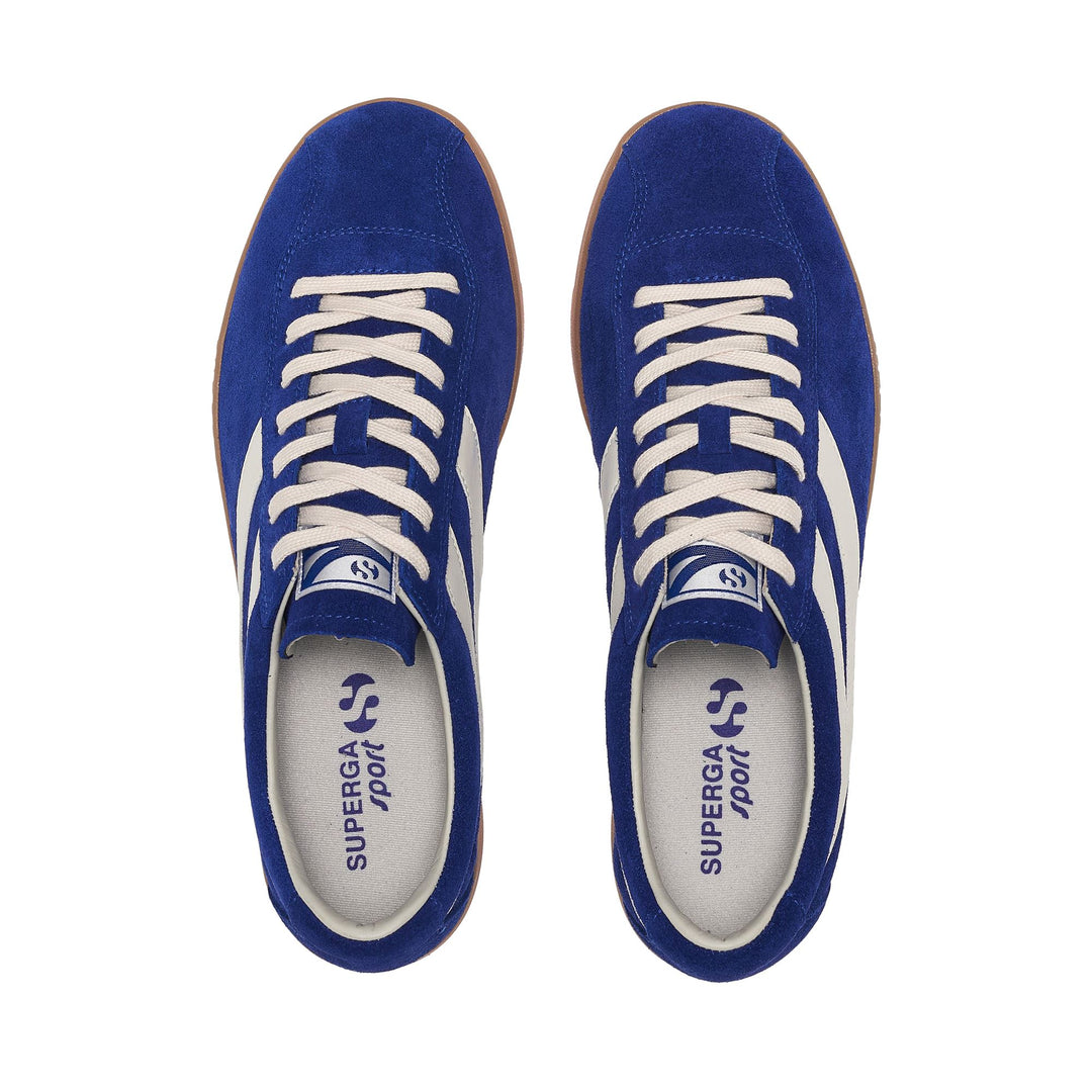 Unisex Blue Sneakers with Suede Upper main