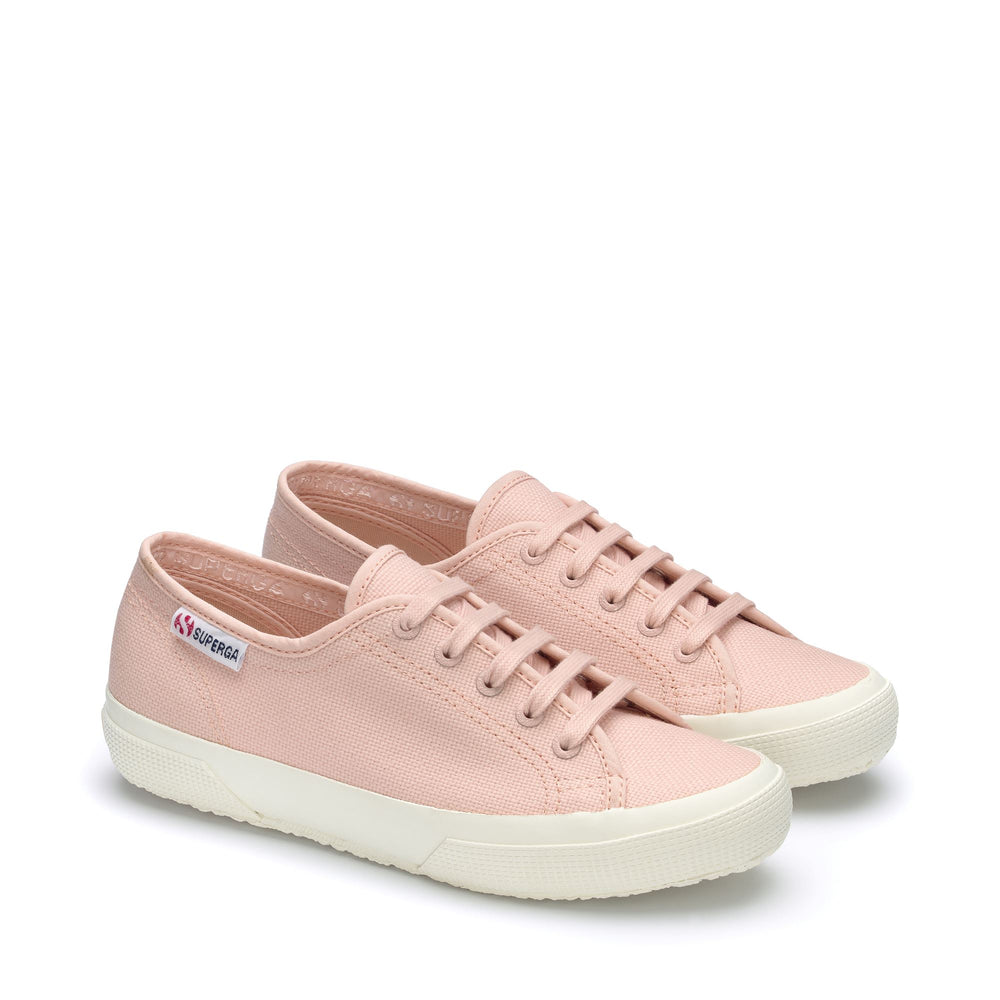 Le Superga Unisex 2725 NUDE Sneaker PINK BLUSH-FAVORIO NUDE Dressed Front (jpg Rgb)	