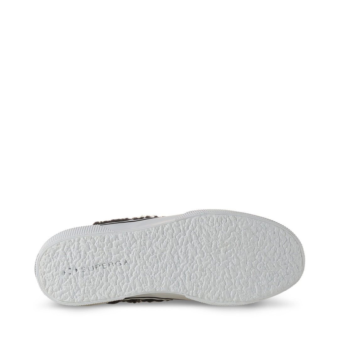 Sneakers Unisex 3041 REVOLLEY TEDDY PLATFORM Low Cut BLACK BRISTOL-WHITE Detail (jpg Rgb)			