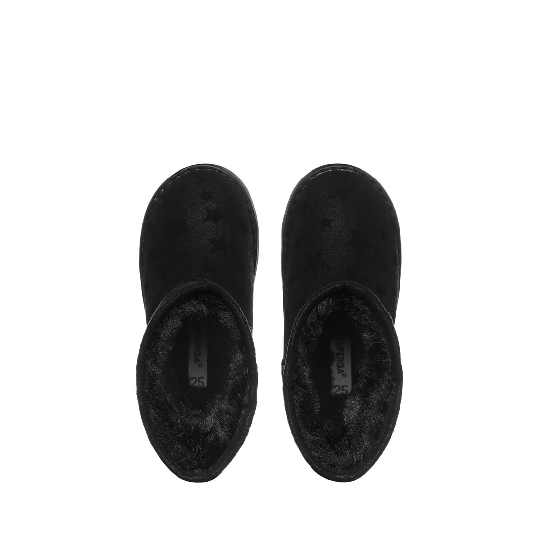 Mädchen Stiefeletten Schwarz mit Obermaterial aus Mikrofaser main
