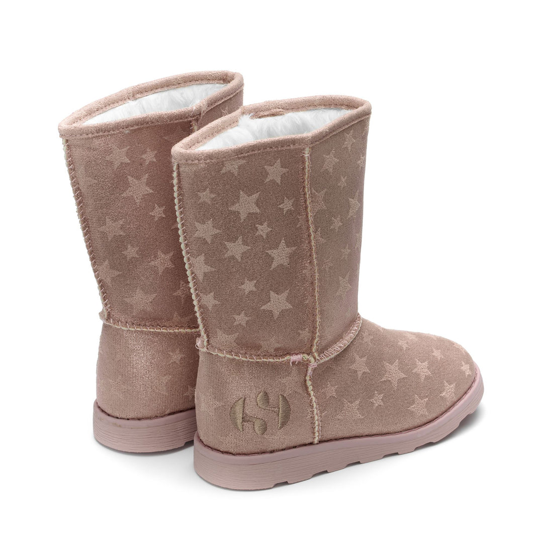 Boots Girl 4035 KIDS SHADED STARS Boot TOTAL PINK BLUSH Dressed Side (jpg Rgb)		