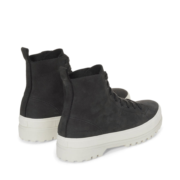 Unisex Black Ankle Boots with Nubuck Leather Upper 3