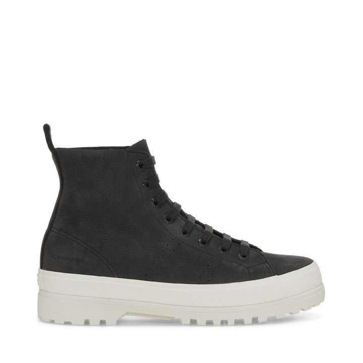 Unisex Black Ankle Boots with Nubuck Leather Upper 1