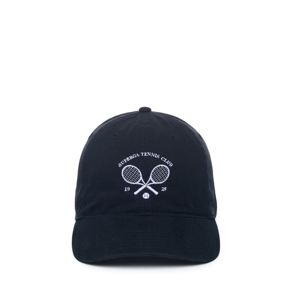 pois saten cap【navy】 Thais baseball cap | Baseball cap in indigo denim with