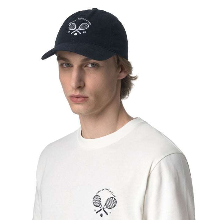 Cappellino unisex blu navy con tela di cotone 5