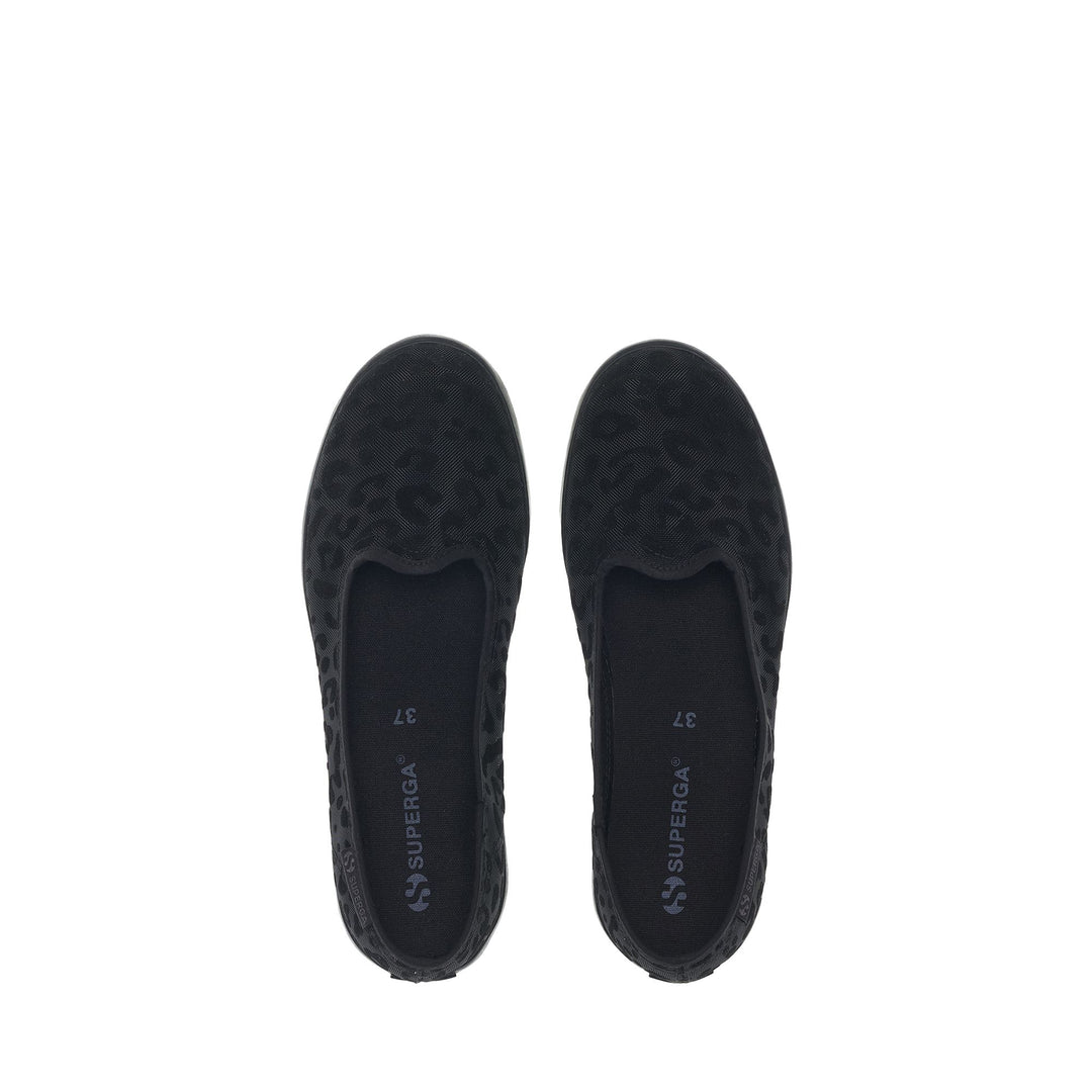 Schwarze Ballerinas für Damen mit Mesh-Obermaterial main