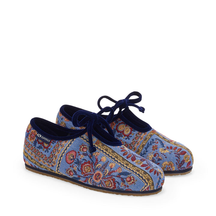 1997 BALLERINA TAPESTRY - Ballerine - Ballerina - Woman - Blue Avion-Beige-Red 2