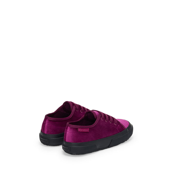Baskets fuchsia pour fille avec tige en velours 3