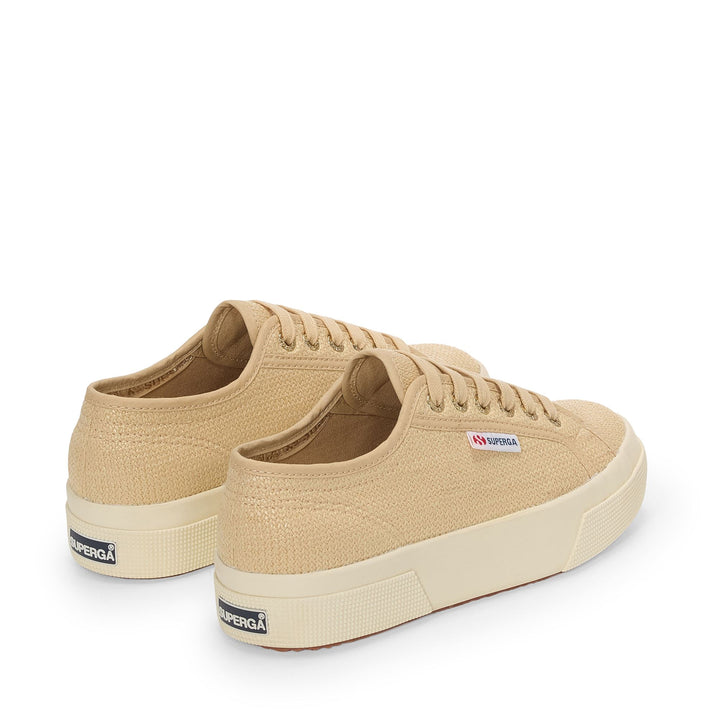 2740 PLATFORM RAFFIA - Lady Shoes - Zeppa - Donna - BEIGE 3