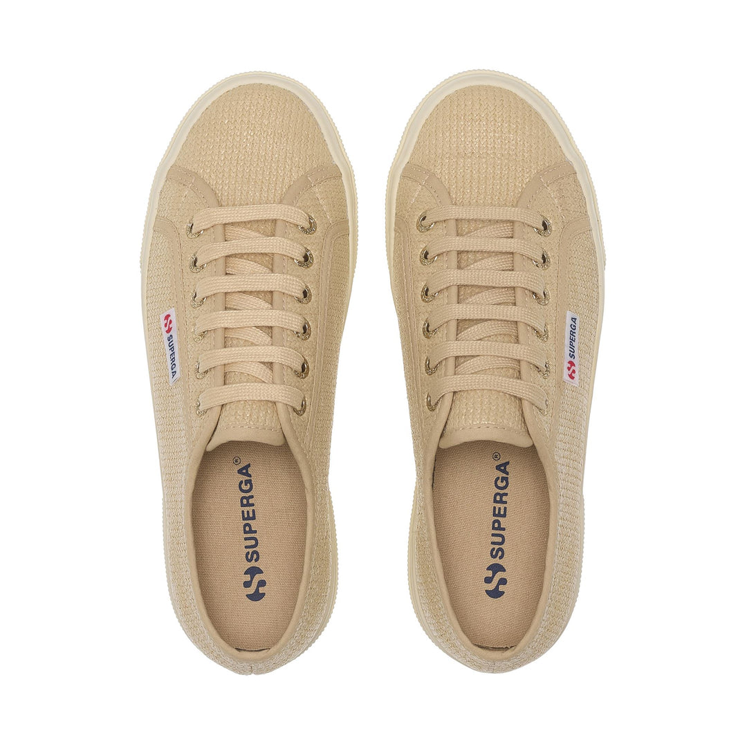 2740 PLATFORM RAFFIA - Lady Shoes - Wedge - Woman - Beige main