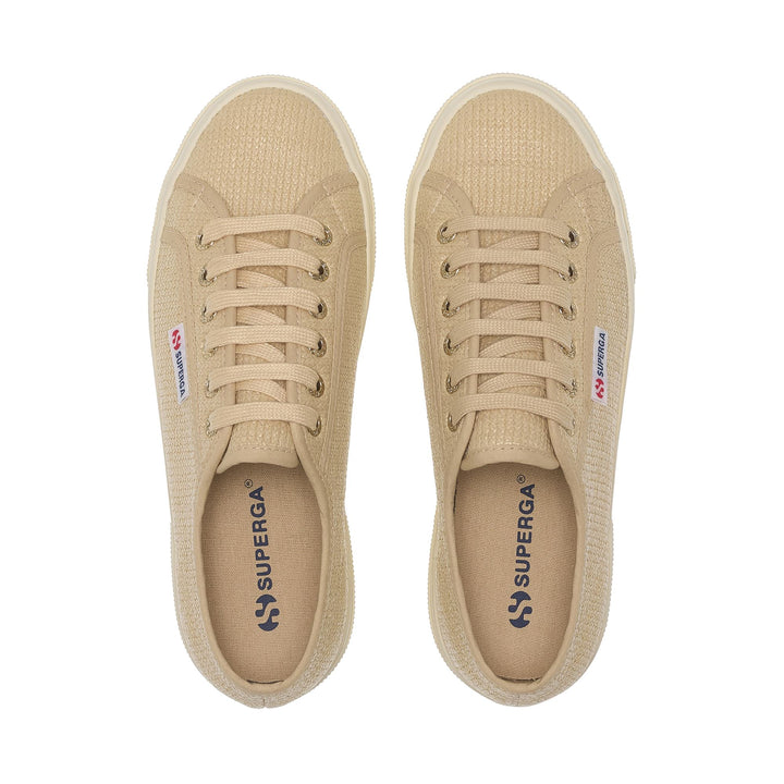 2740 PLATFORM RAFFIA - Lady Shoes - Wedge - Woman - Beige 4