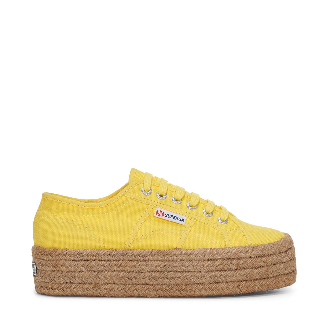 Lady Shoes Woman 2790 ROPE Wedge YELLOW RADIANT Photo (jpg Rgb)			