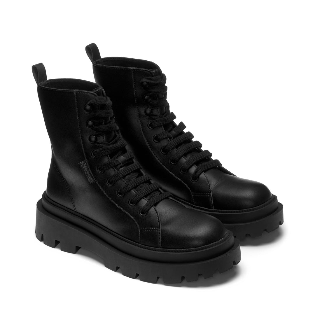 Stivaletti da donna Total Black con fodera in cotone main