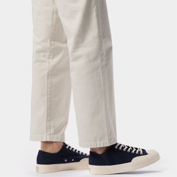 Unisex Navy Low Cut Sneakers with Cotton Upper 7
