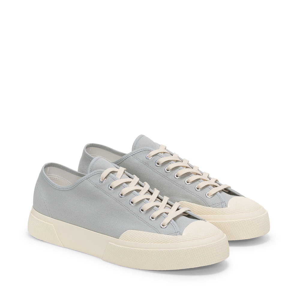 Zapatillas bajas unisex en gris con parte superior de algodón 02