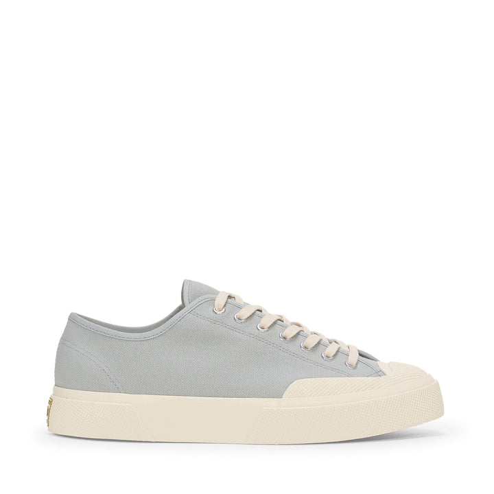 Unisex Low Cut Sneakers in Grey with Cotton Upper 1