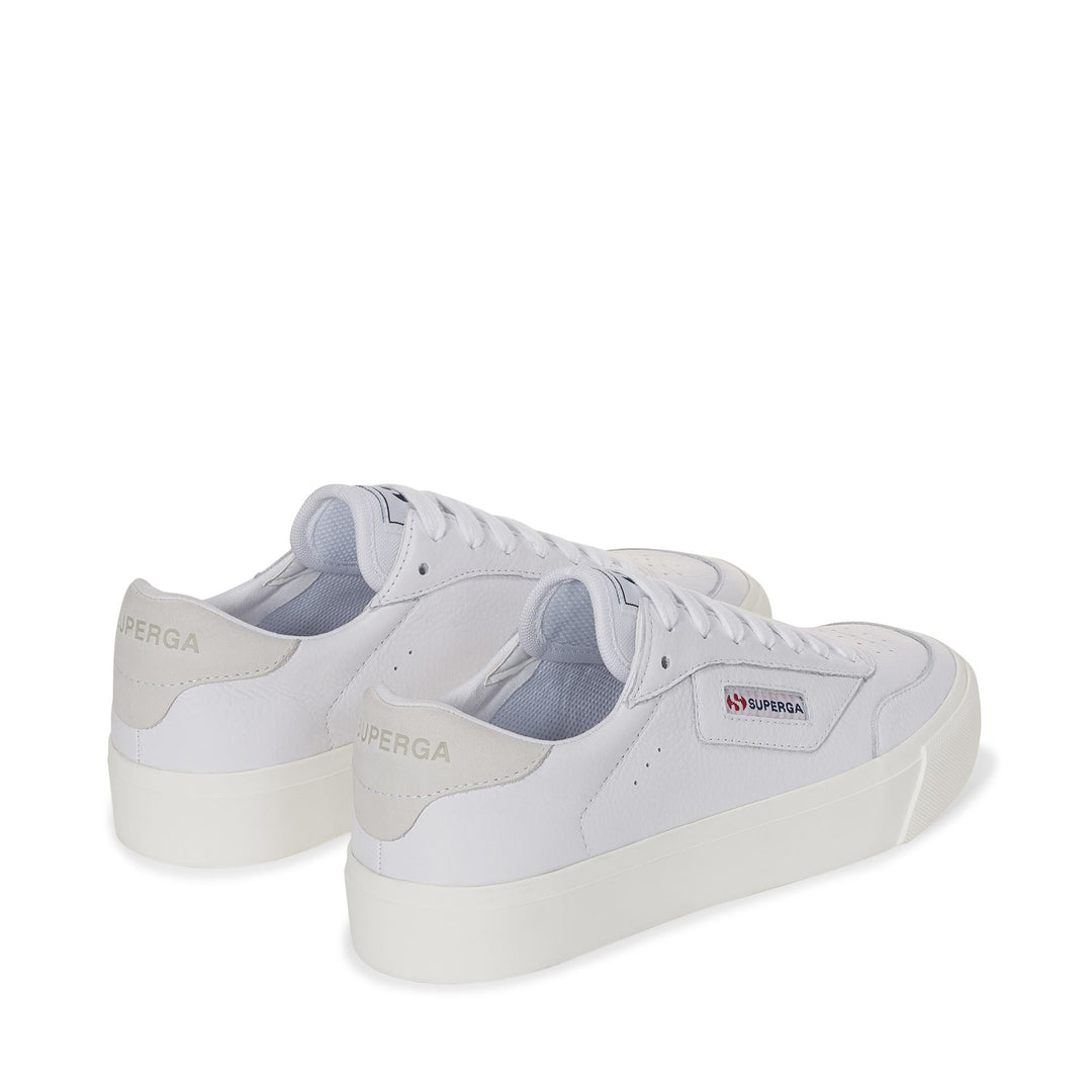 Sneakers Unisex 3843 COURT Low Cut WHITE-FAVORIO Dressed Side (jpg Rgb)		