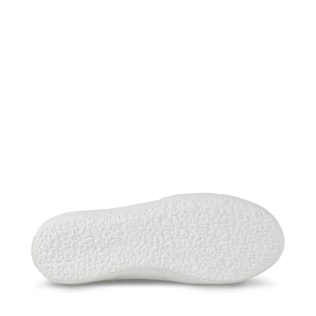 Sneakers basse da donna completamente bianche con tomaia in cotone main