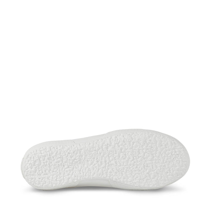 Sneakers basse da donna completamente bianche con tomaia in cotone 5