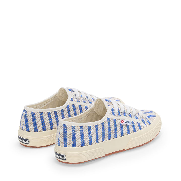 Unisex-Sneaker in Blau mit niedrigem Schaft und Obermaterial aus Baumwolle 3