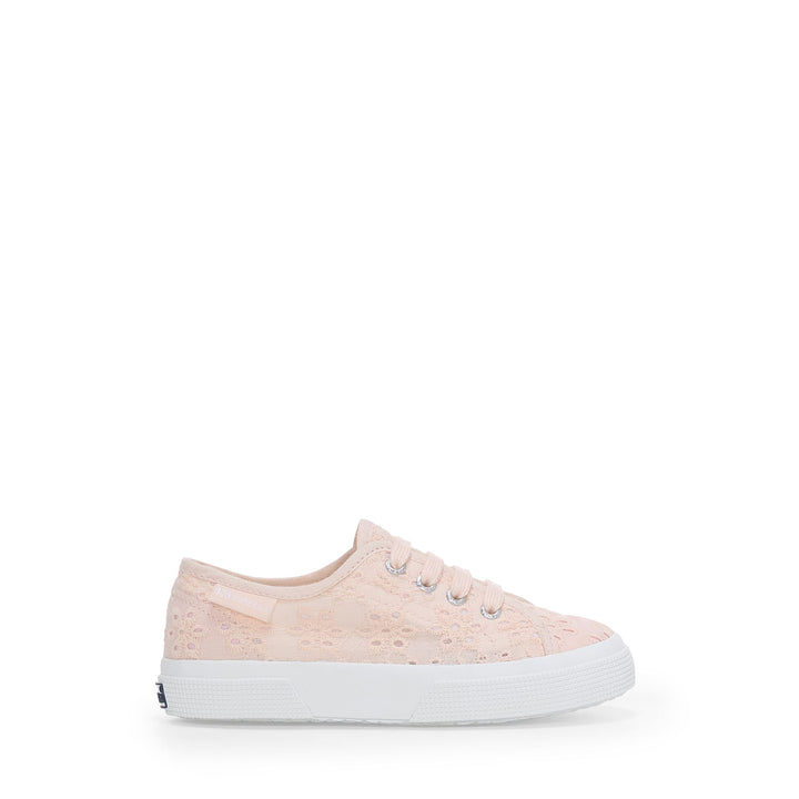 Girl's Low Cut Pink Sneakers with Cotton Upper 1
