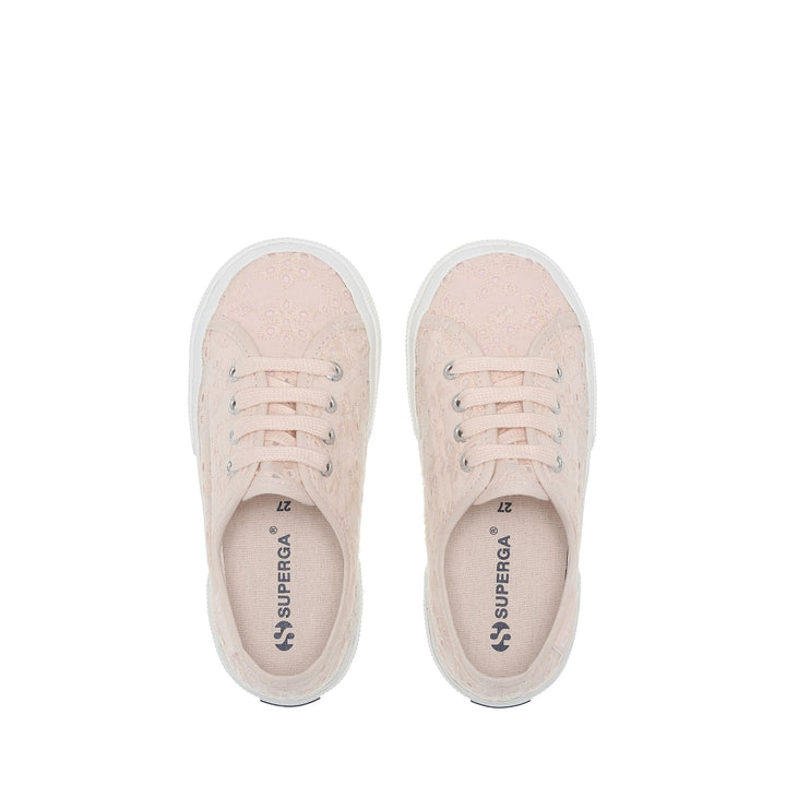 Girl's Low Cut Pink Sneakers with Cotton Upper 4