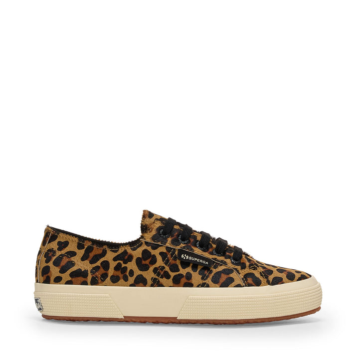 Low Cut Leoparden-Sneakers für Damen mit Obermaterial aus Leder 1