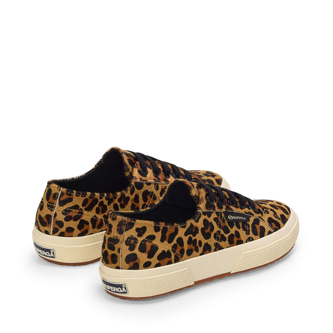 Low Cut Leoparden-Sneakers für Damen mit Obermaterial aus Leder main