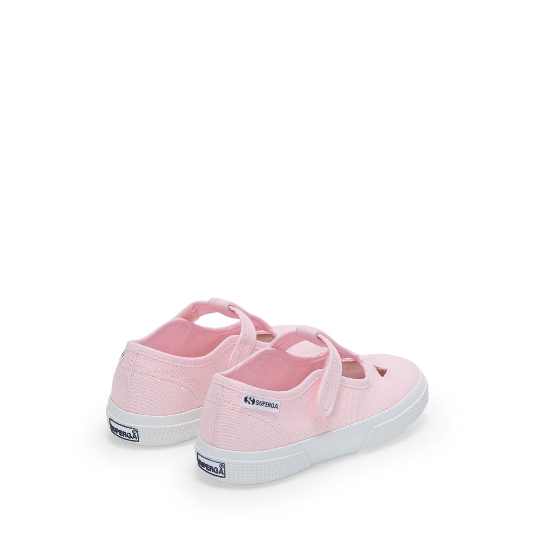 Rosa Kindersandalen mit Obermaterial aus Baumwolle main