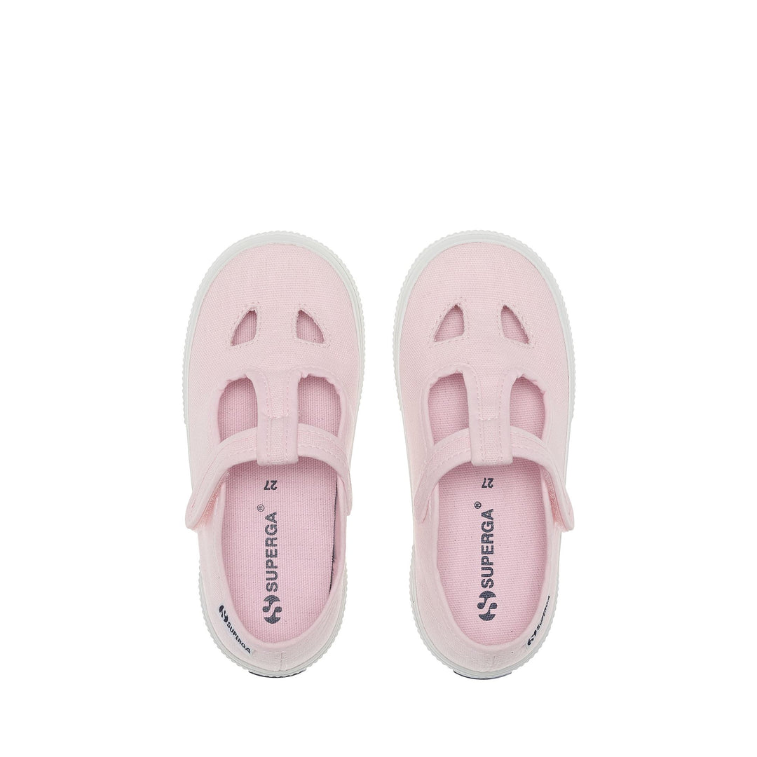 Rosa Kindersandalen mit Obermaterial aus Baumwolle main