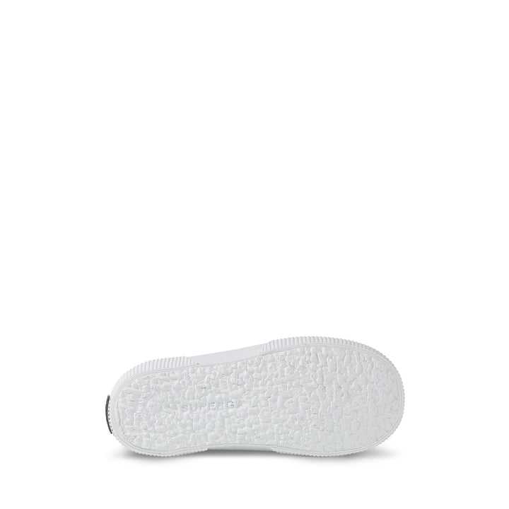 Sandali blu navy per bambini con tomaia in cotone 5