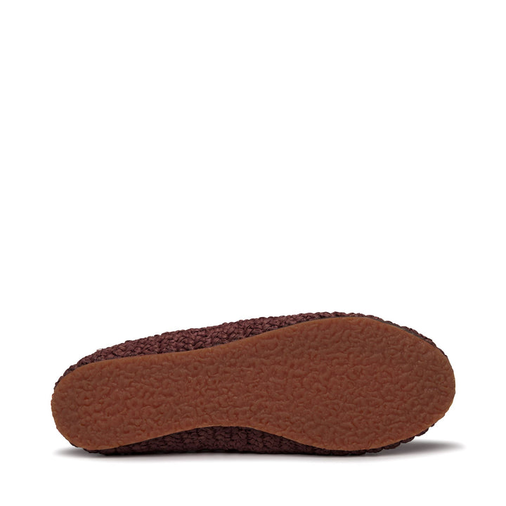 Woman's Brown Ballerina with Handwoven Raffia Crochet Upper 5