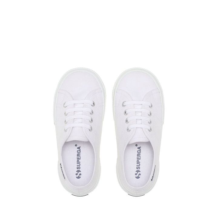 Children's Sneakers White with Cotton Upper 4