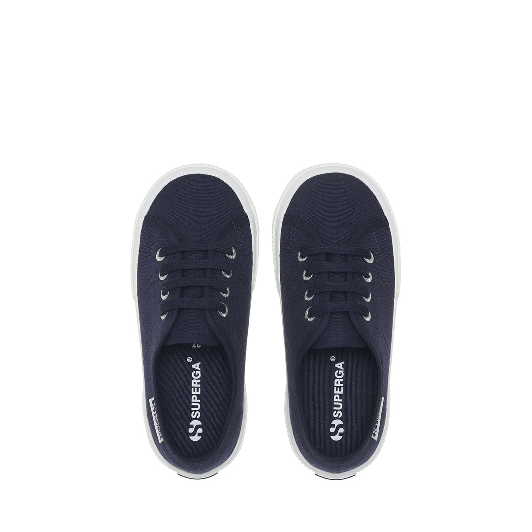 Children's Sneakers in Navy with Cotton Upper main
