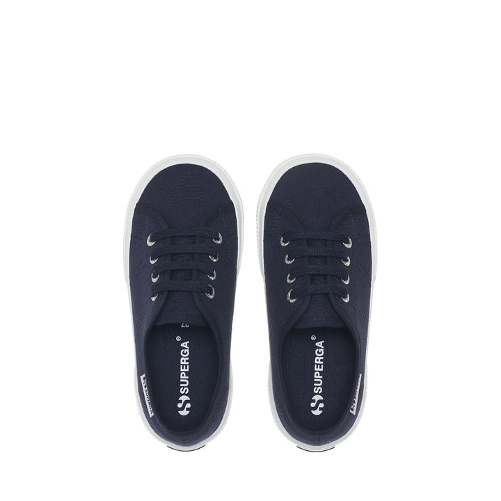 Children's Sneakers in Navy with Cotton Upper 4