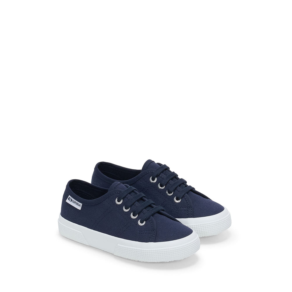 Children's Sneakers in Navy with Cotton Upper 02
