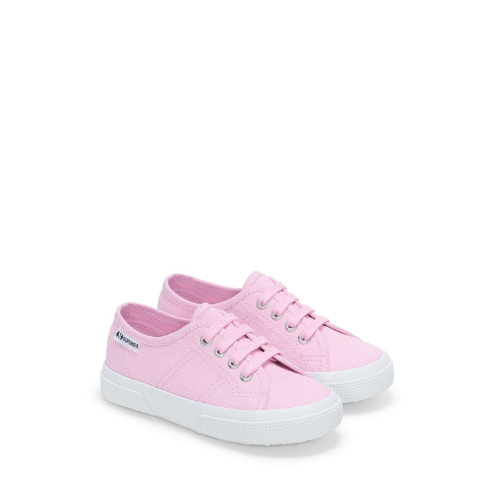 Kinder-Sneaker in Rosa mit Obermaterial aus Baumwolle 2