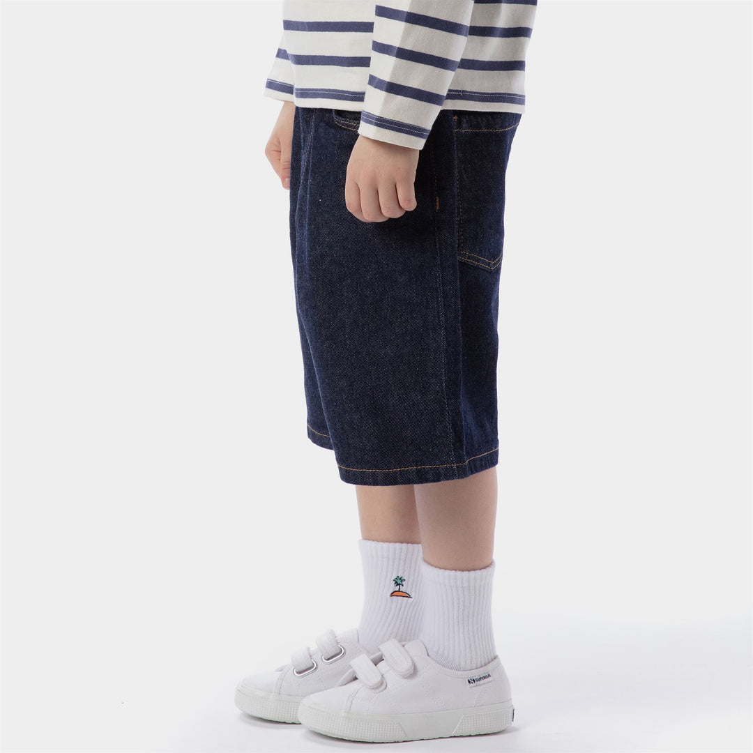 Children's White Sneakers with Cotton Upper main