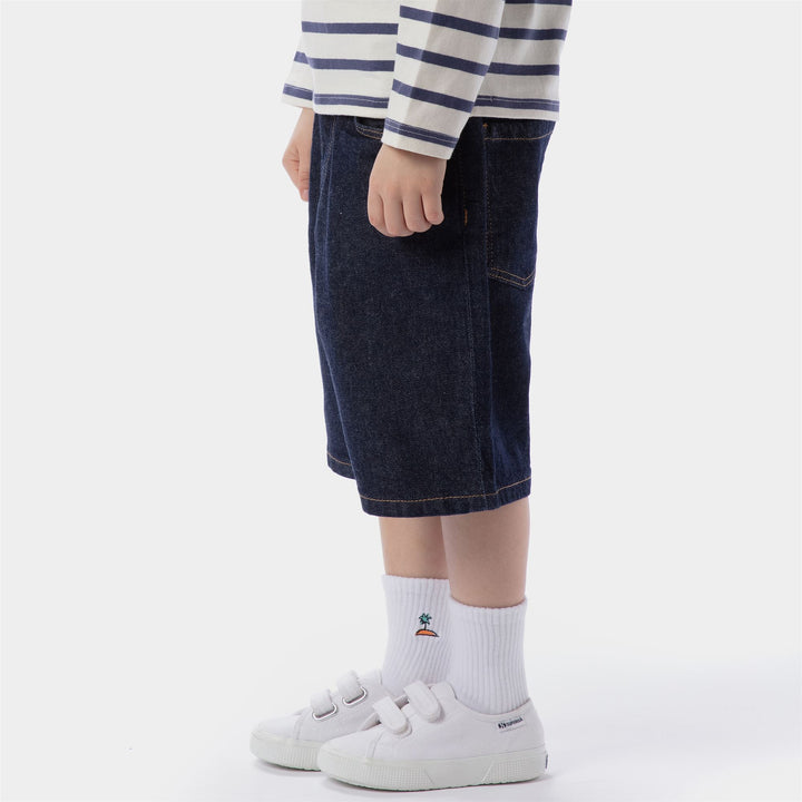 Children's White Sneakers with Cotton Upper 6