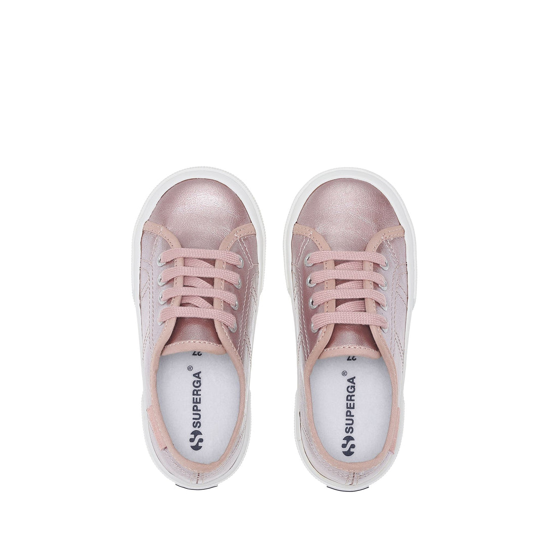 3750 KIDS LUNAR - Le Superga - Low Cut - Girl - Pink Skin-White main