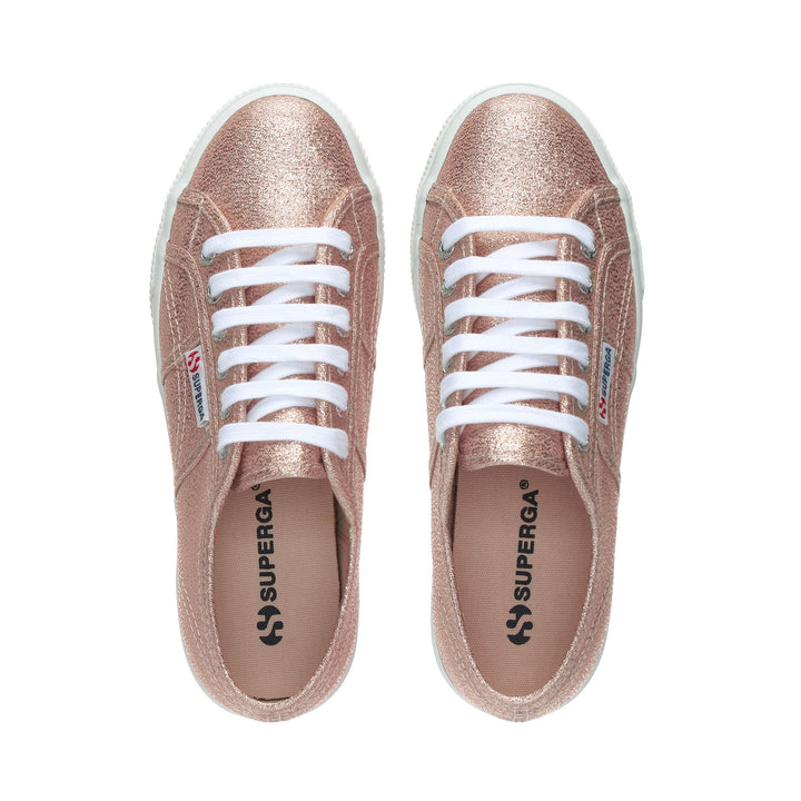 Sneakers da donna con plateau e tomaia in cotone 4