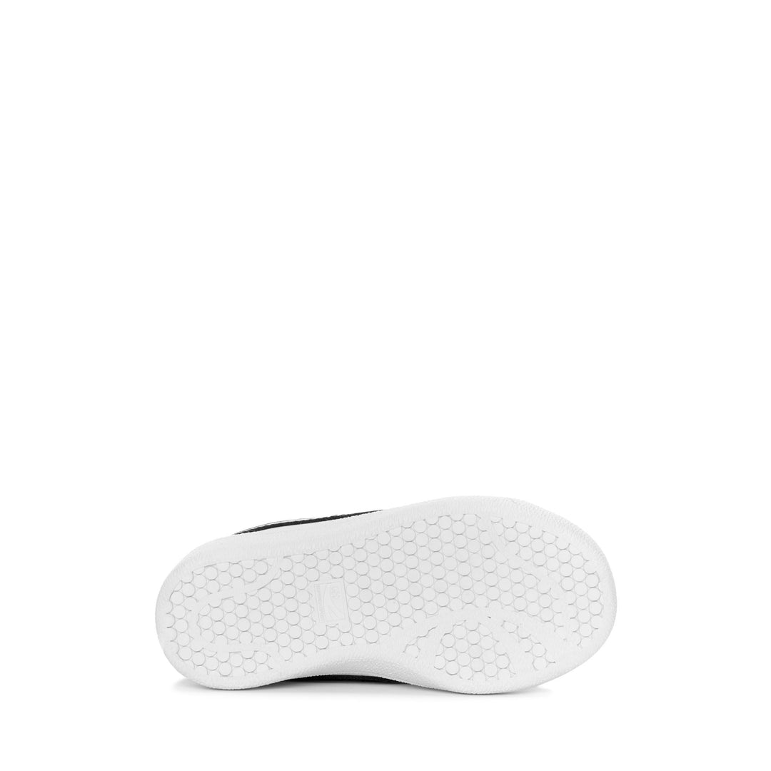 Kid's Low Cut White Sneakers with Synthetic Upper main