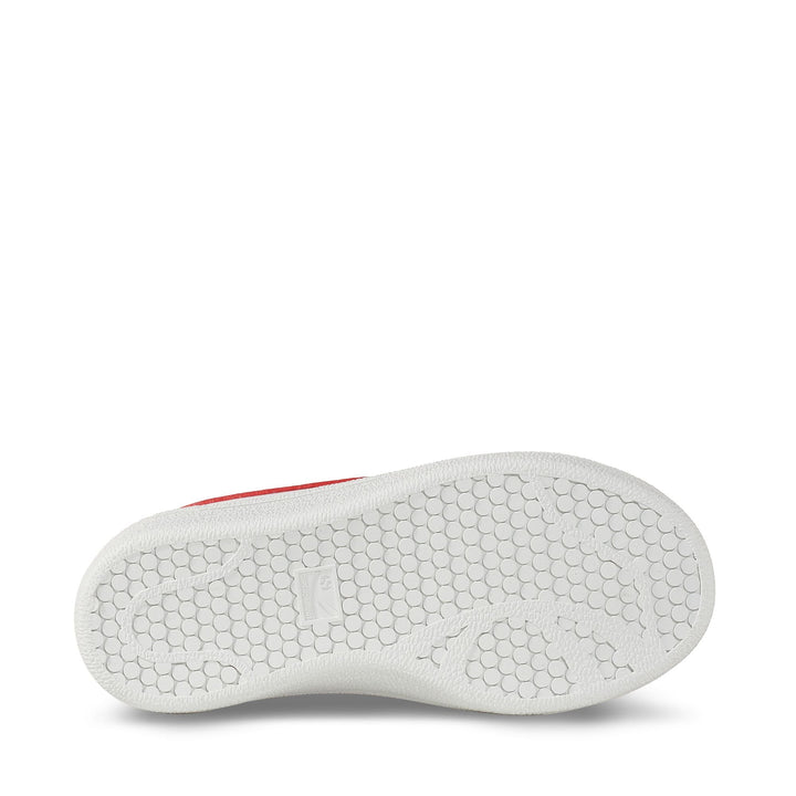 Kid's Low Cut White Sneakers with Synthetic Upper 5