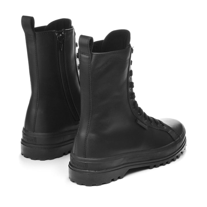 Woman's Ankle Total Black Boots with Nappa Upper 3