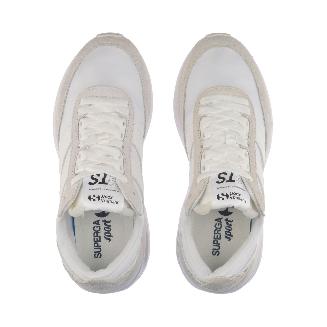 Sneakers Unisex 4089 TRAINING 9TS SLIM Low Cut WHITE Dressed Back (jpg Rgb)		