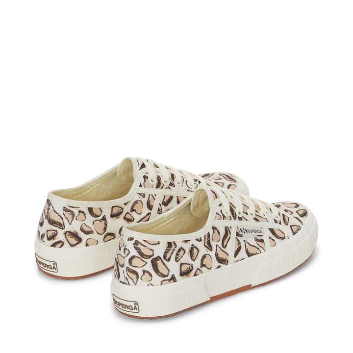 Beige Unisex Low Cut Sneakers mit Obermaterial aus Baumwolle 3