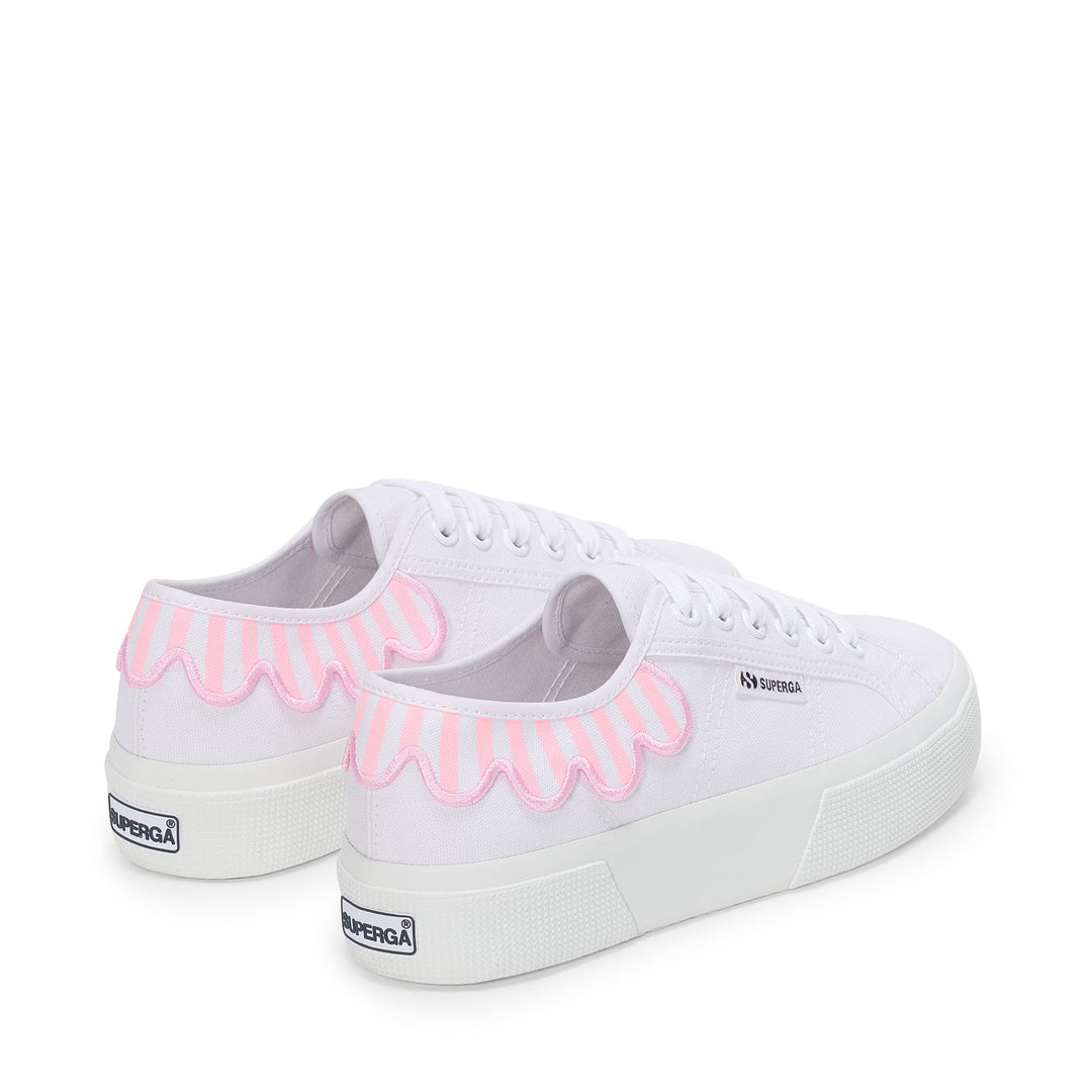 Woman's Platform Pink Sneakers with Cotton Upper main