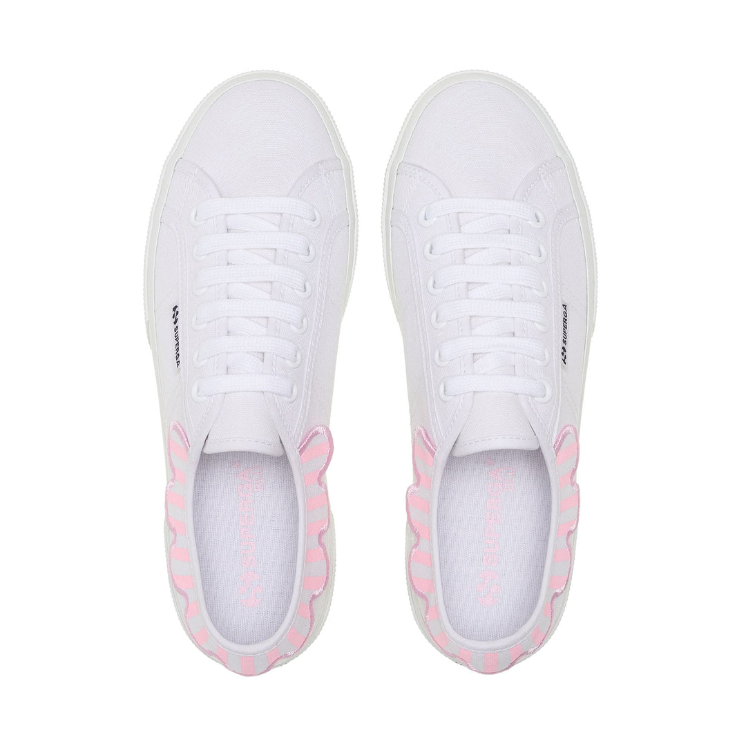 Woman's Platform Pink Sneakers with Cotton Upper main