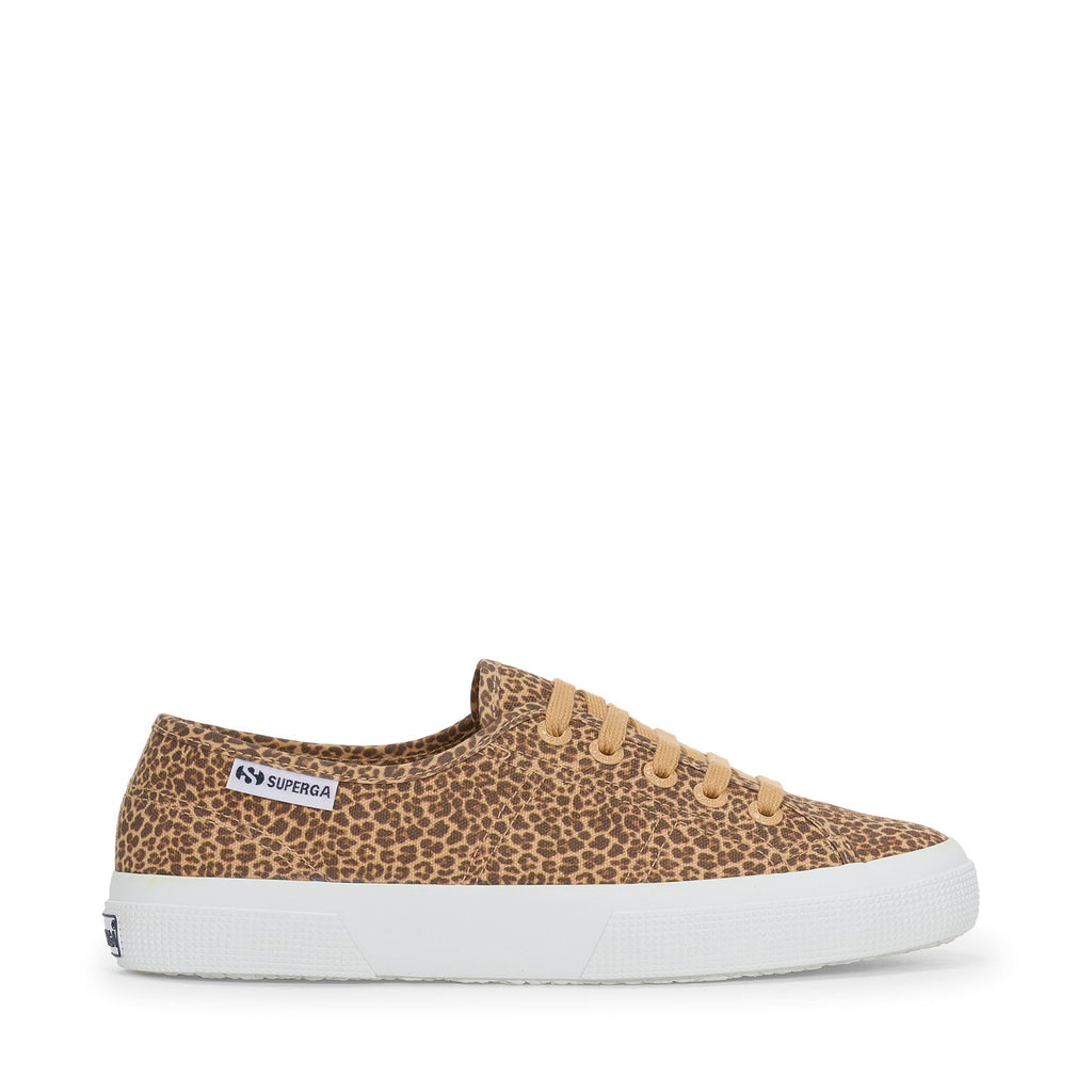 Le Superga Woman 3750 MICRO LEOPARD PRINT LEGGERA Low Cut BEIGE